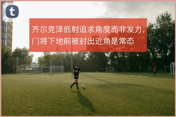 齐尔克泽低射追求角度而非发力，门将下地前被封出近角是常态